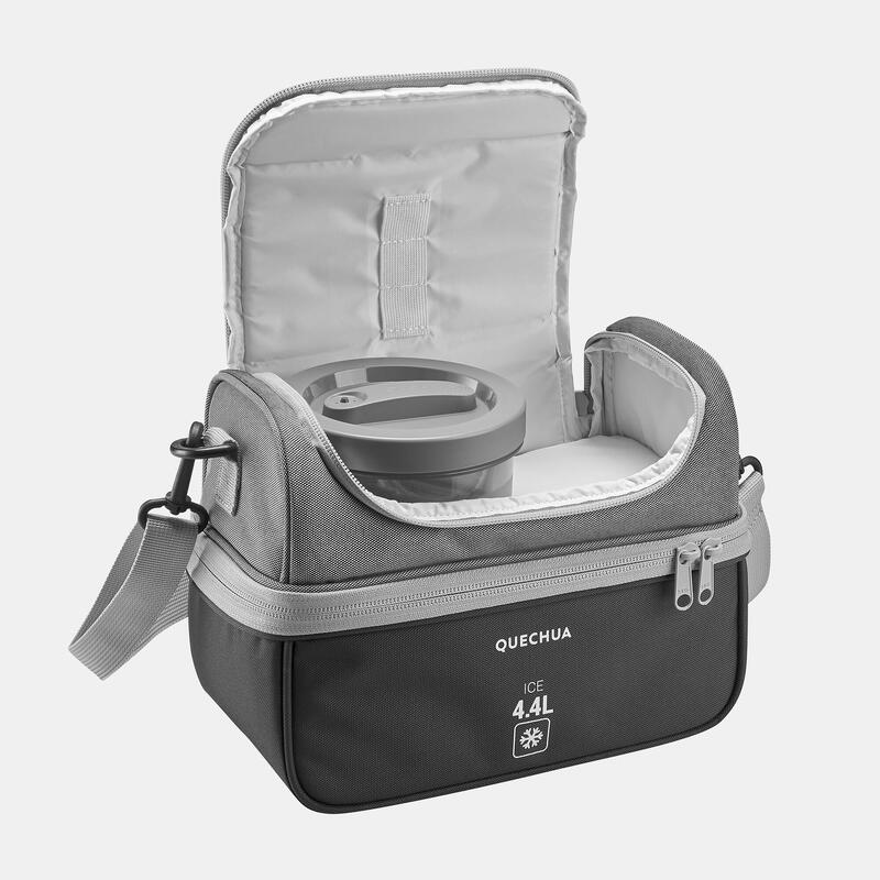 Borsa isotermica lunch box 100 grigia | 4,4 litri | 2 contenitori inclusi