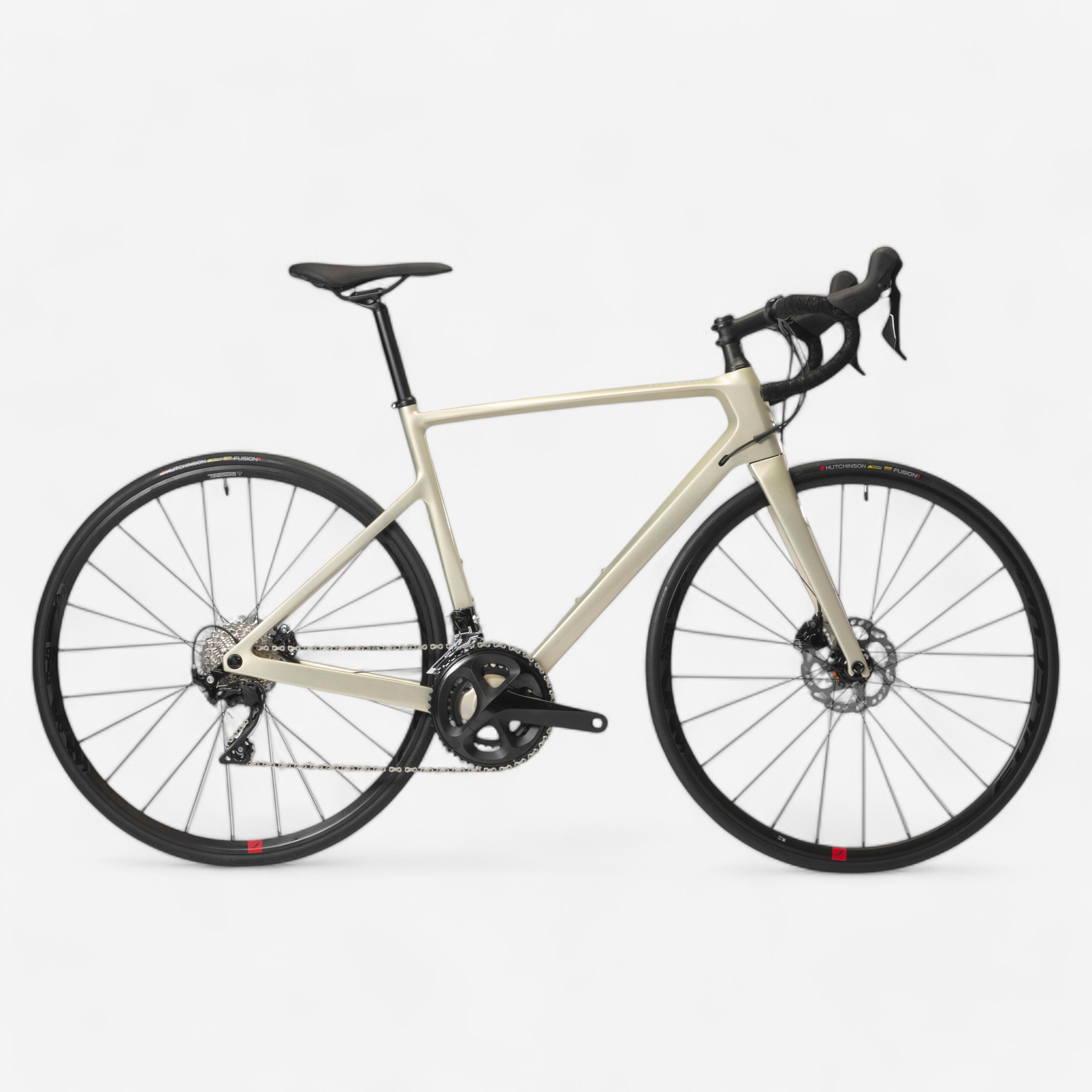 Decathlon | Bici da corsa donna Van Rysel EDR 105 beige |  Van Rysel