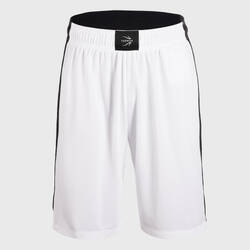 Men's/Women's Basketball Shorts SH500 - White