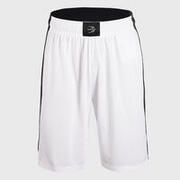 Men's/Women's Basketball Shorts SH500 - White