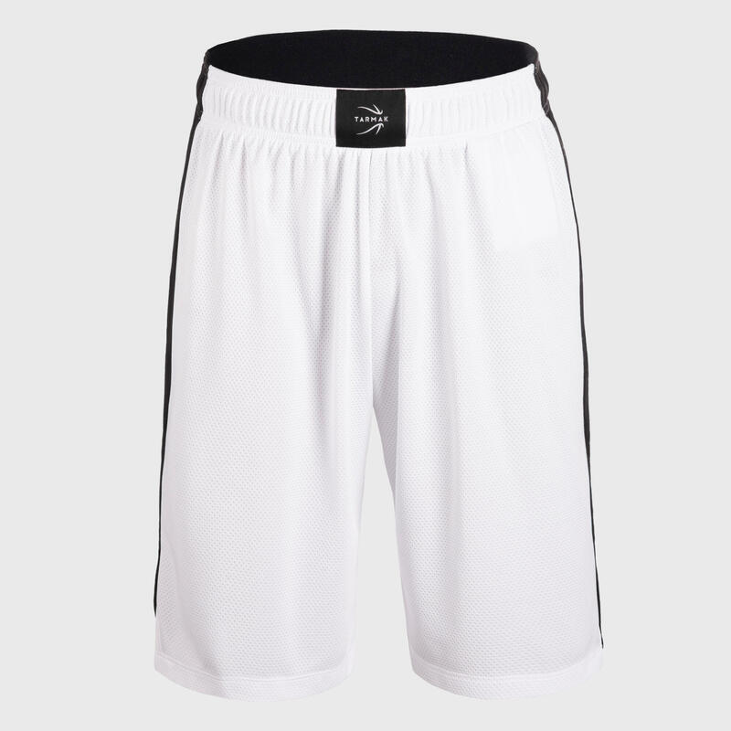男款/女款籃球短褲 SH500 - 白色