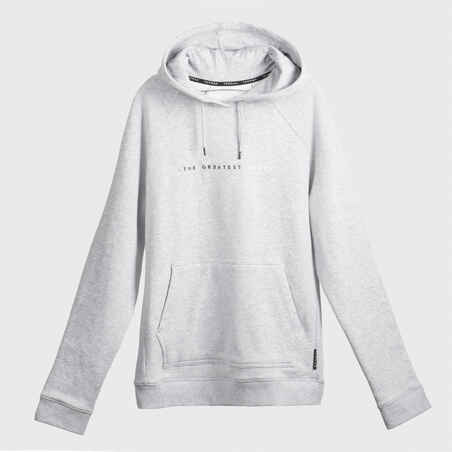 Men's/Women's Basketball Hoodie H100 - Light Grey