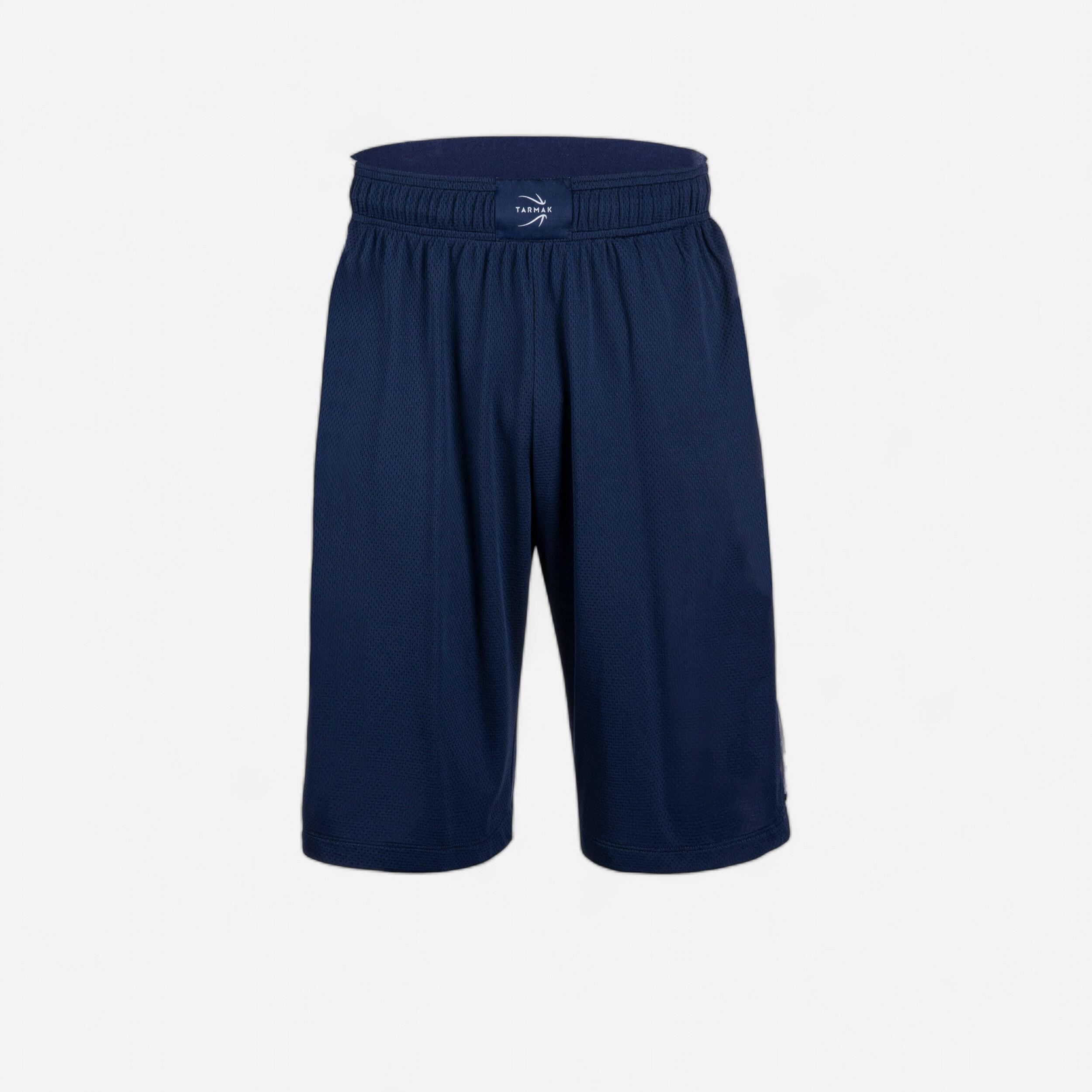 TARMAK Short basket uomo SH500 blu-bianco
