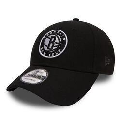 Casquette de basketball pour adulte des Brooklyn Nets noire