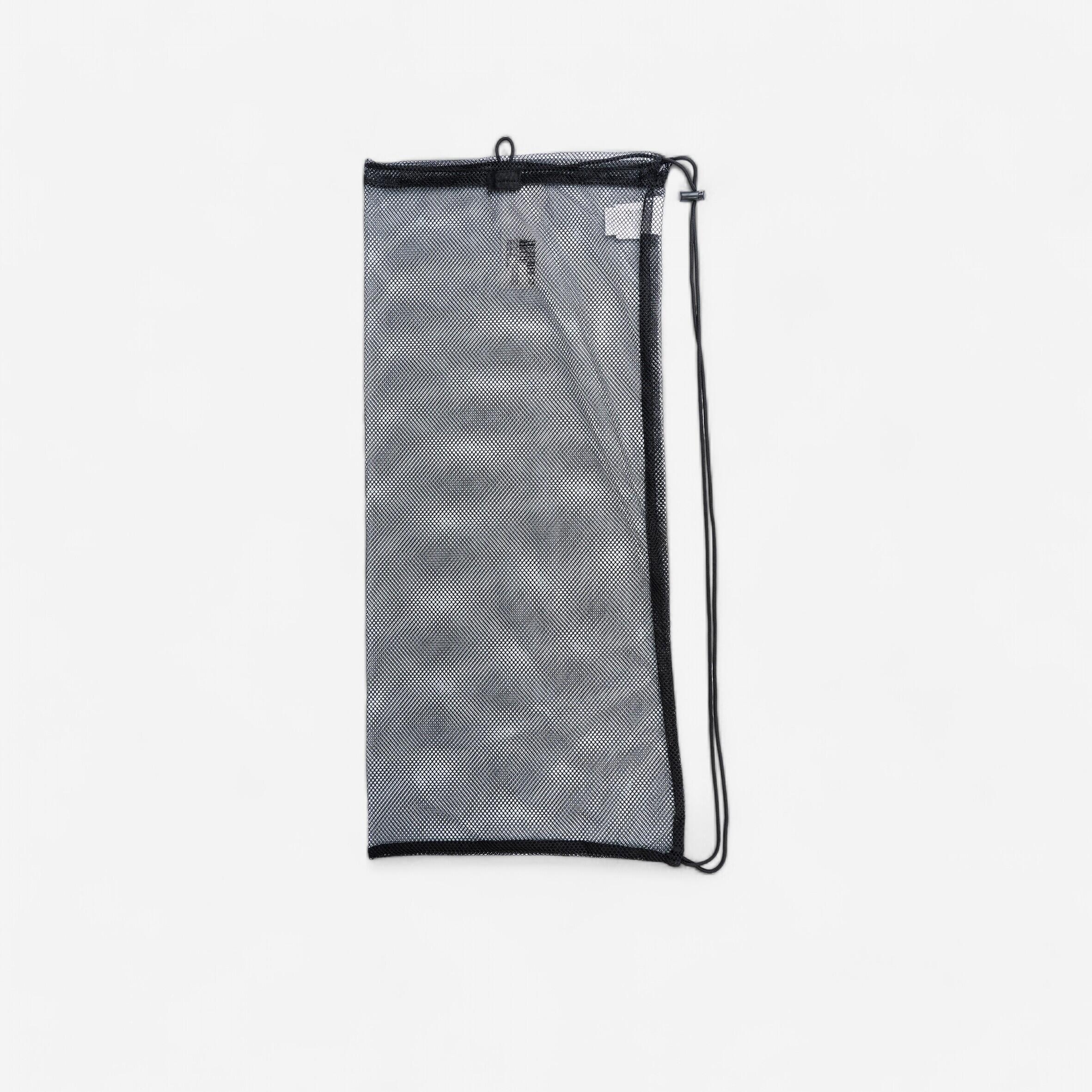 Net travel bag for diving mask and snorkel