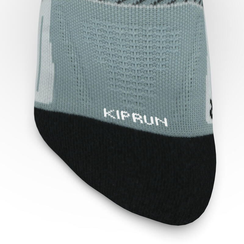 Dunne hardloopsokken Kiprun Strap grijs