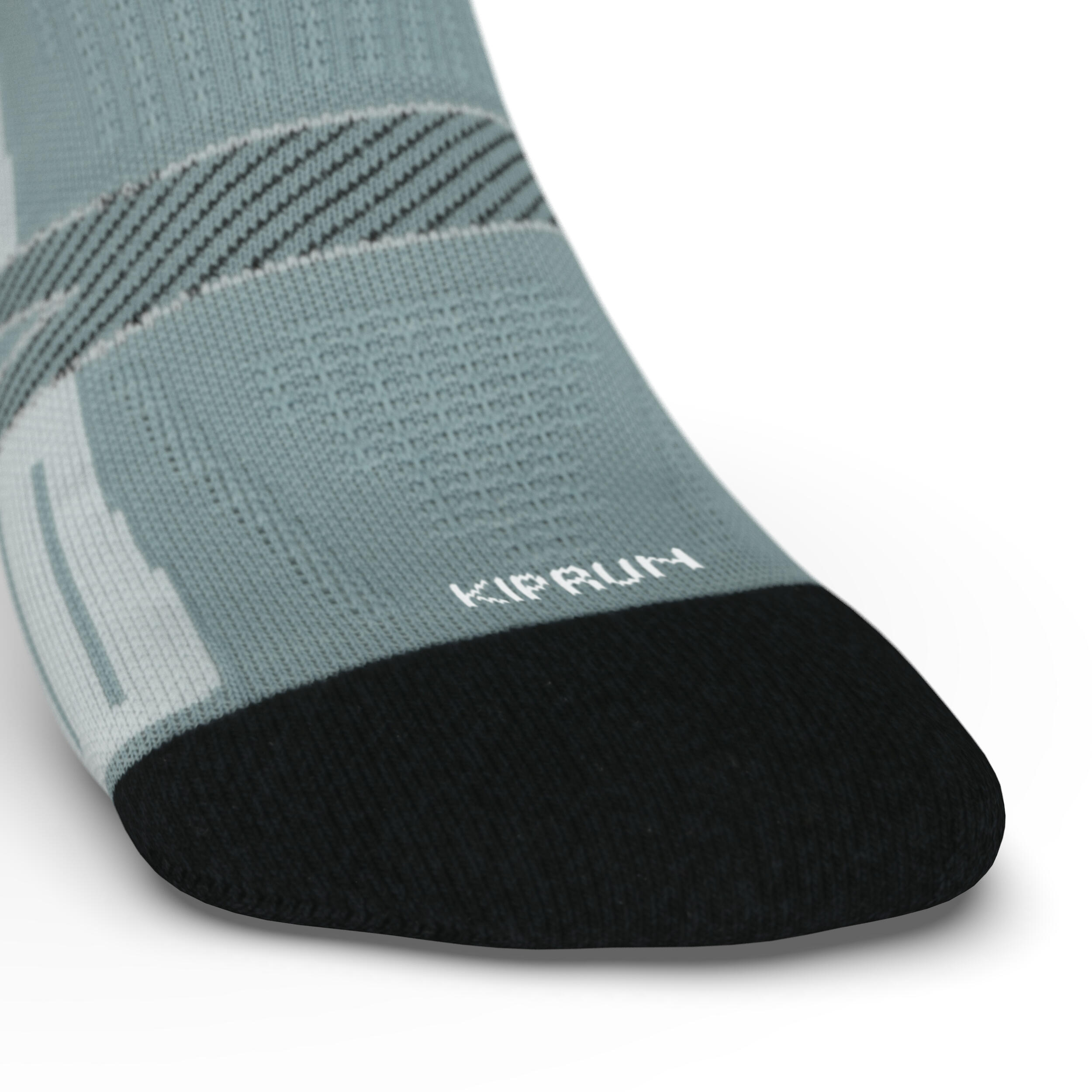 CHAUSSETTES DE RUNNING FINES STRAP GRISES 6/9