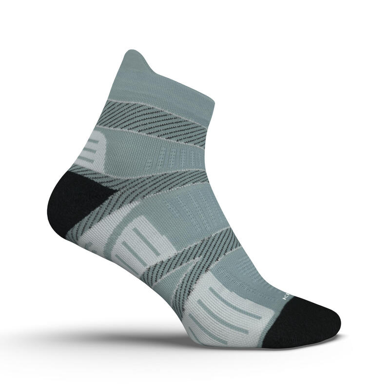 束帶式薄跑步襪 - 灰色
