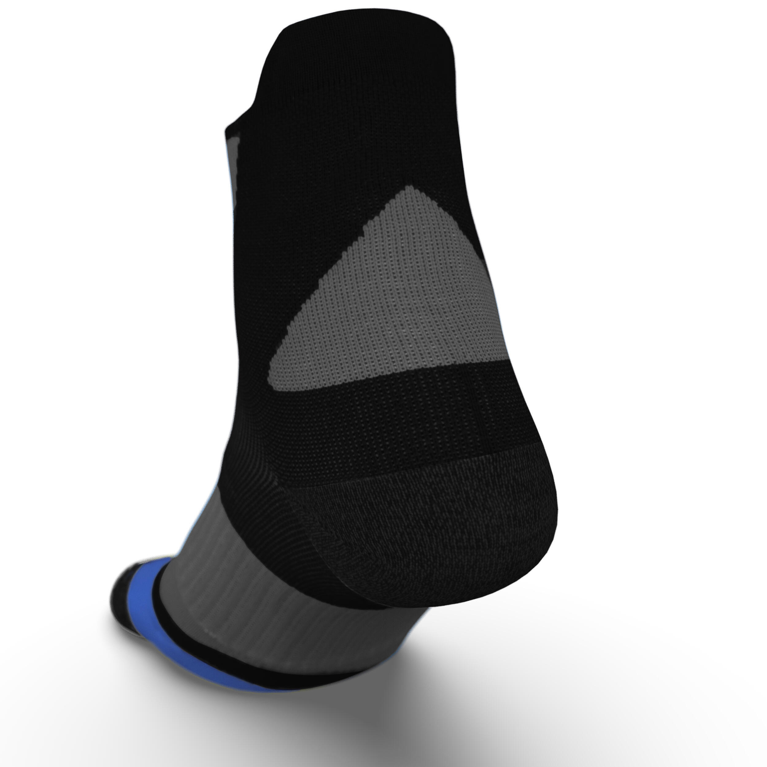 Silné běžecké ponožky RUN900 Strap černo-modré  3/6