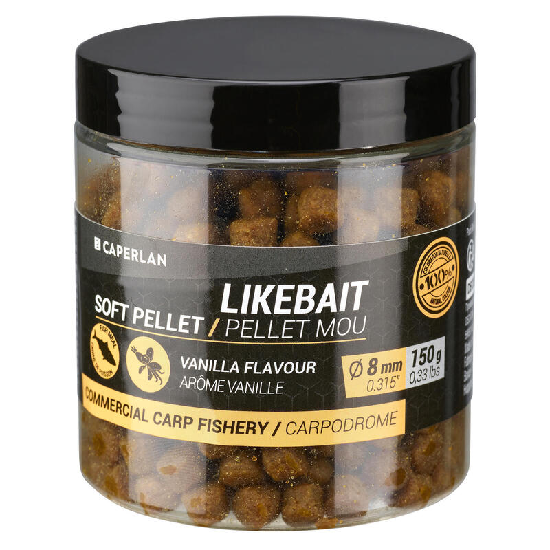 Miękki pellet haczykowy CAPERLAN likebait 8 mm wanilia