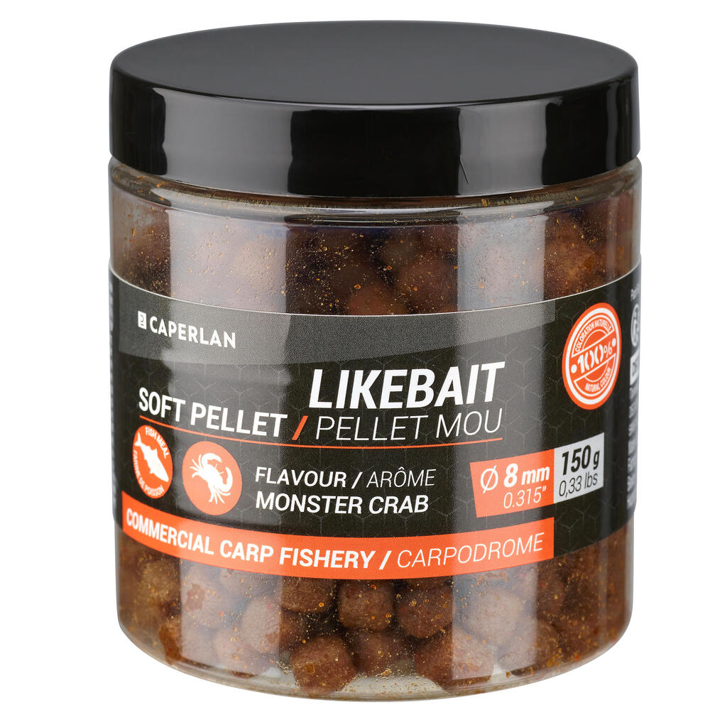 Pelety Likebait Soft 8 mm Mušľa/Rak