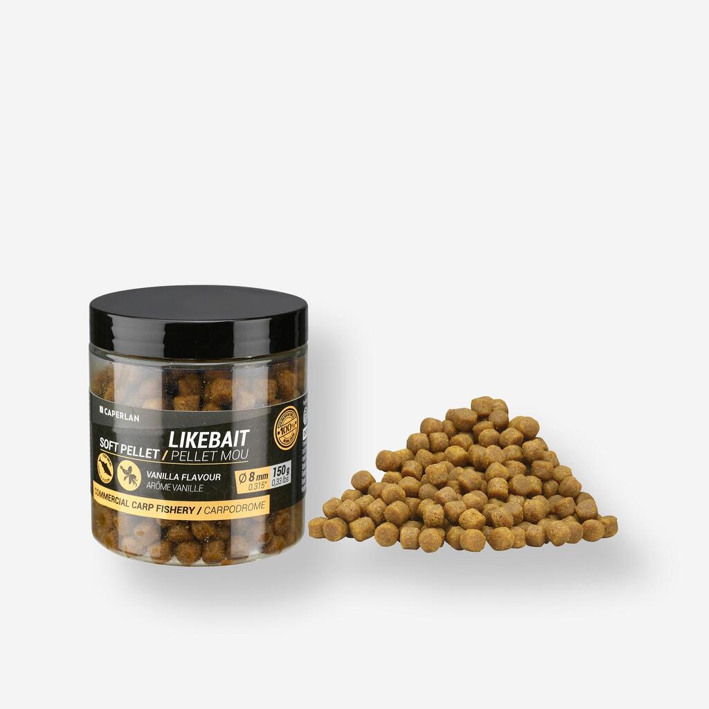 Mehki peleti z okusom vanilije LIKEBAIT (8 mm)