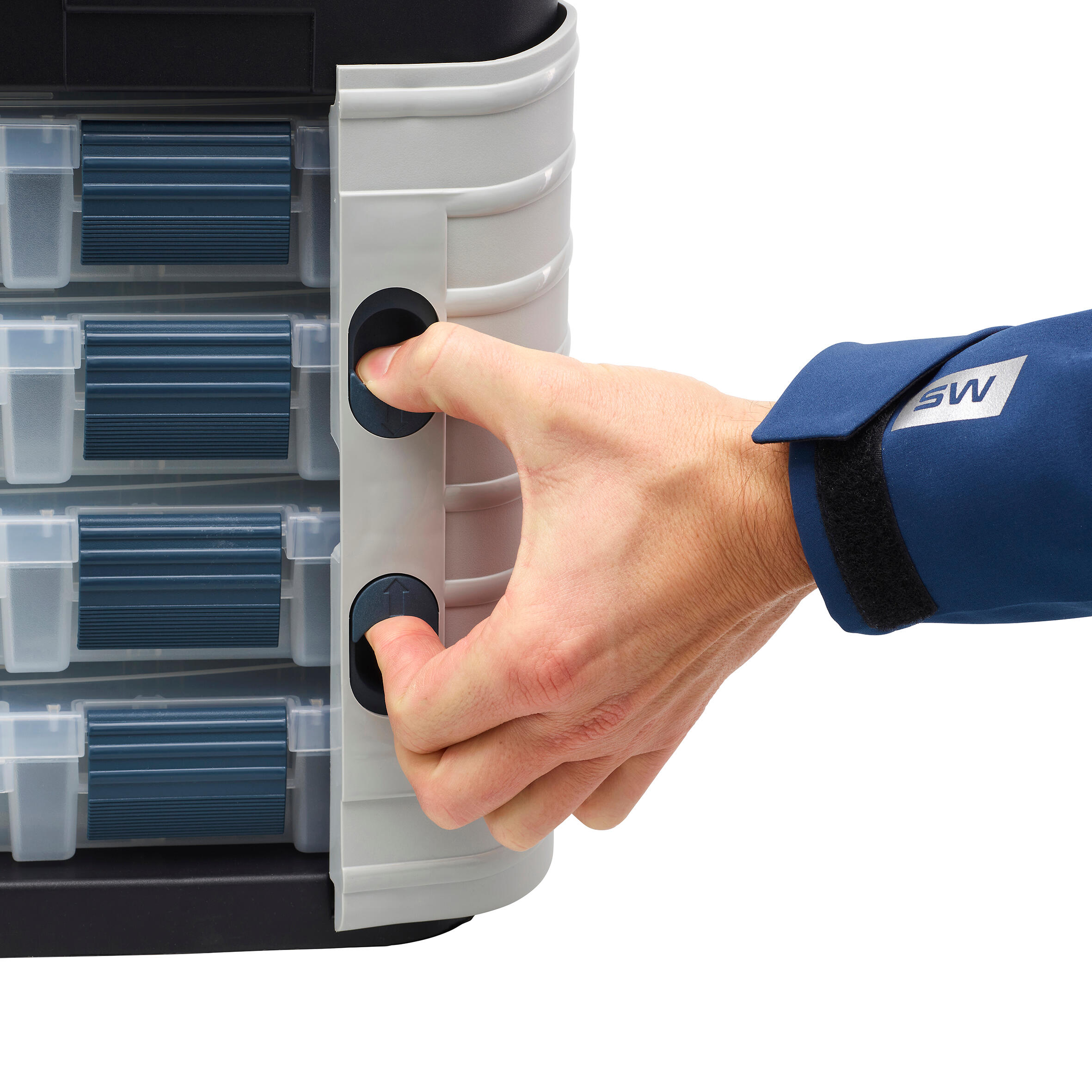 BX4D fishing tackle box 24.4 L - CAPERLAN