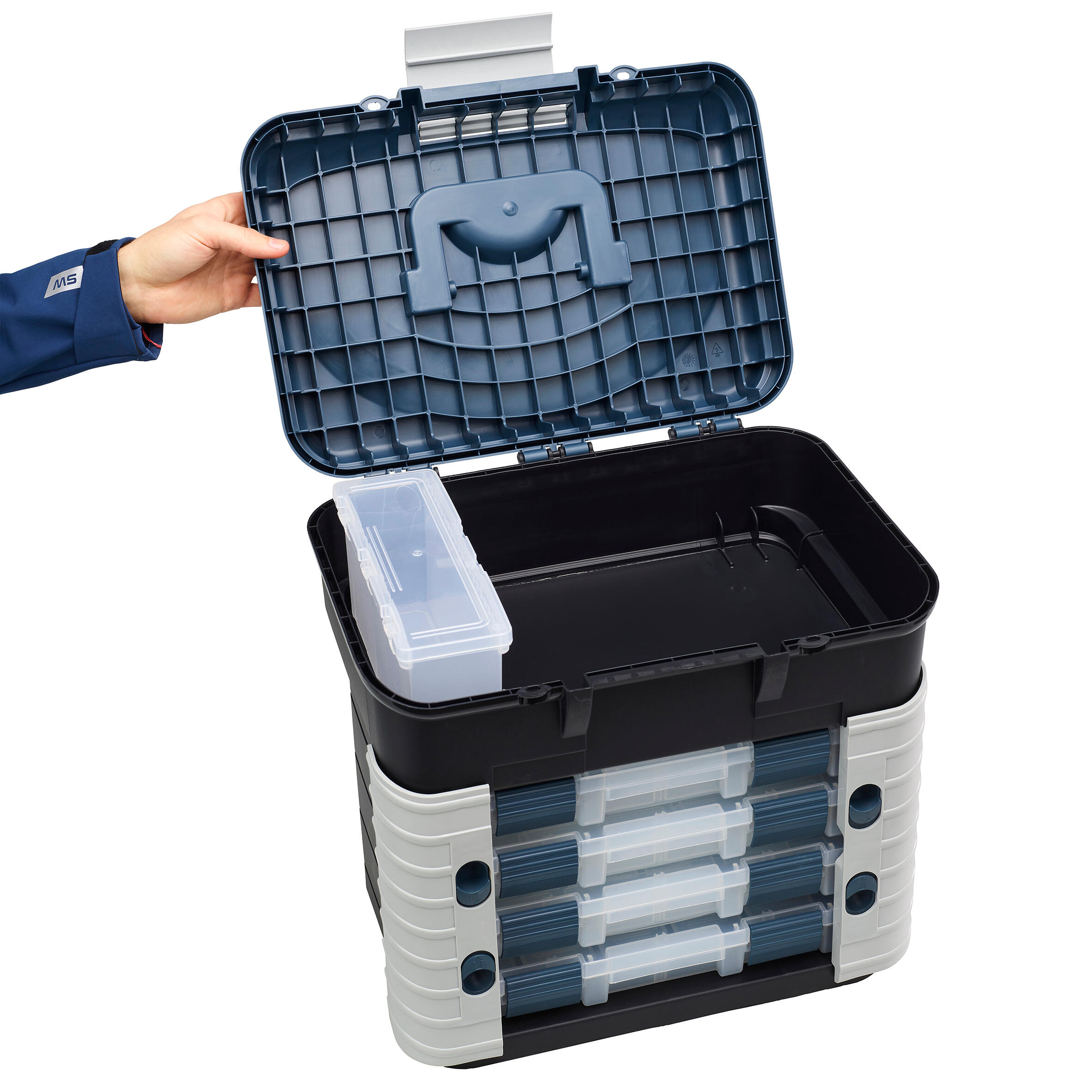 BX4D fishing tackle box 24.4 L - CAPERLAN