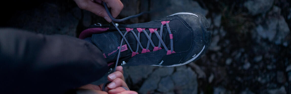 Comment bien serrer et lacer ses chaussures de randonnée ?