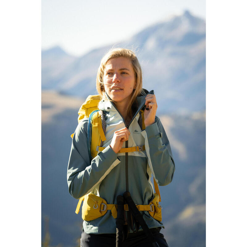 Wanderjacke Damen wasserdicht Bergwandern - MH500