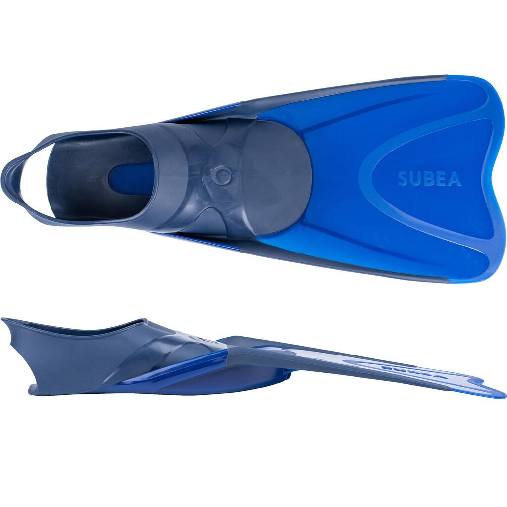 Kit de snorkeling masque Easybreath 500 palmes Adulte - bleu