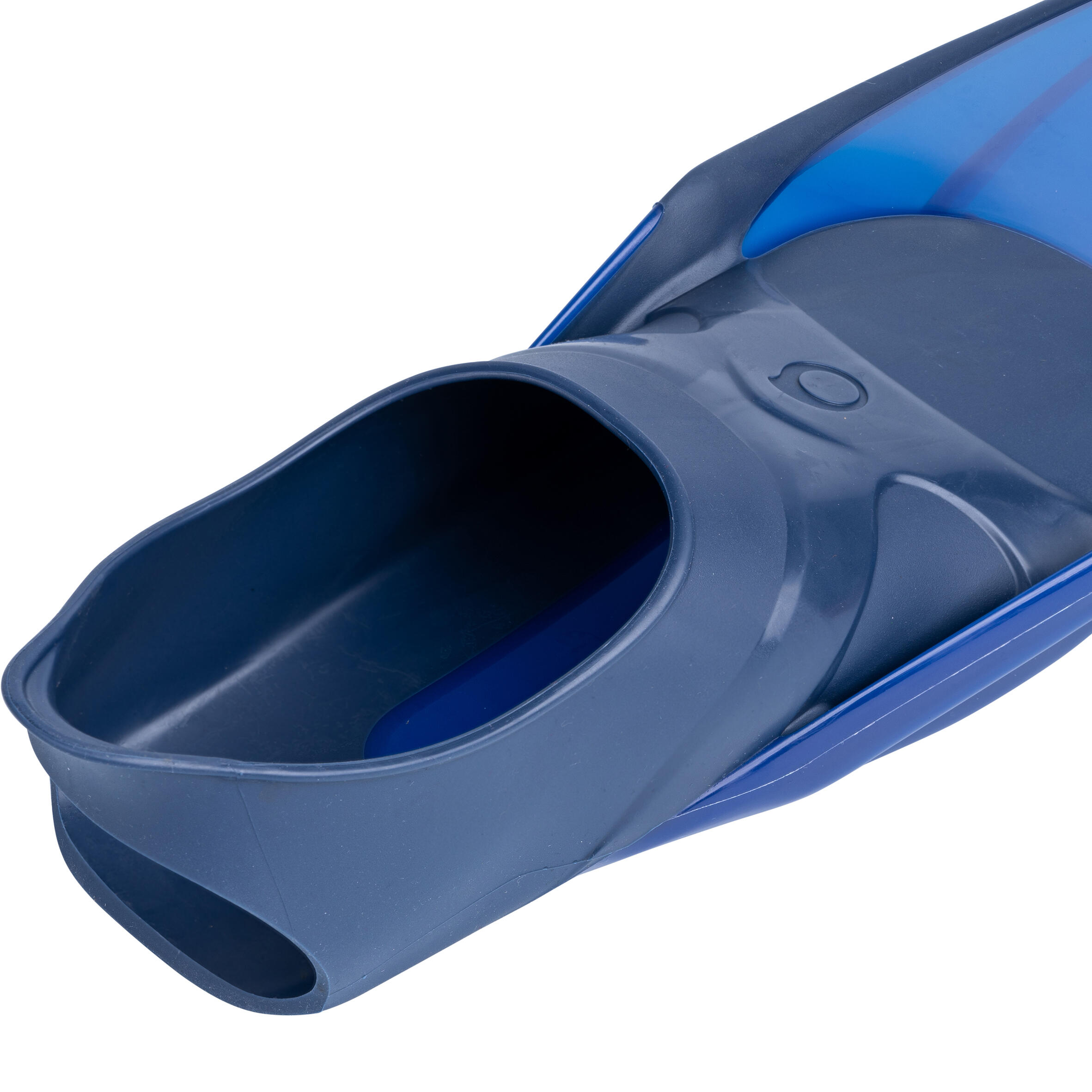 Adults' snorkelling kit Easybreath 500 mask fins - blue 12/19