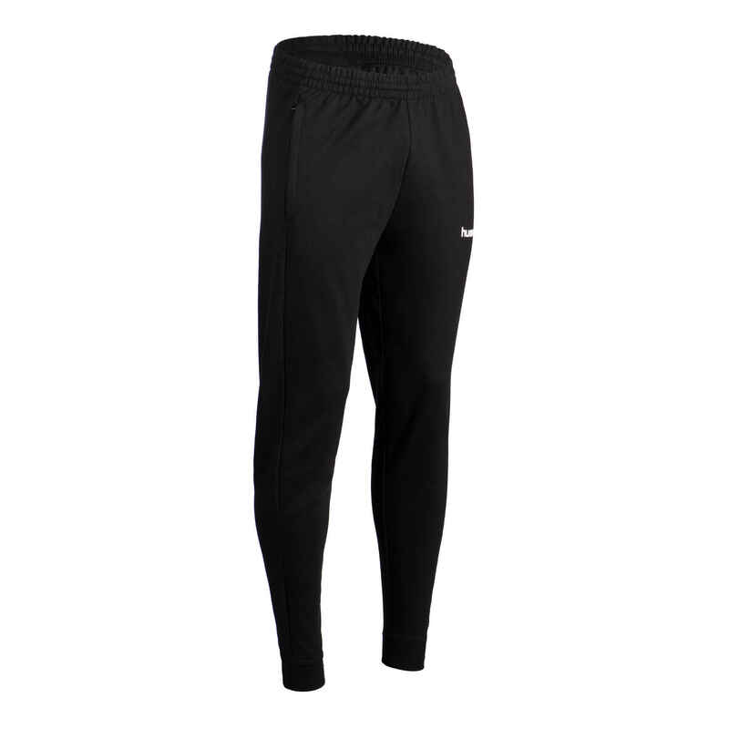 Damen/Herren Handball Trainingshose - Go Cotton Pant schwarz/weiß