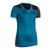 Moteriški rankinio marškinėliai „H500“, mėlyni / juodi