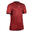 Maillot manches courtes de handball Homme - H500 rouge noir