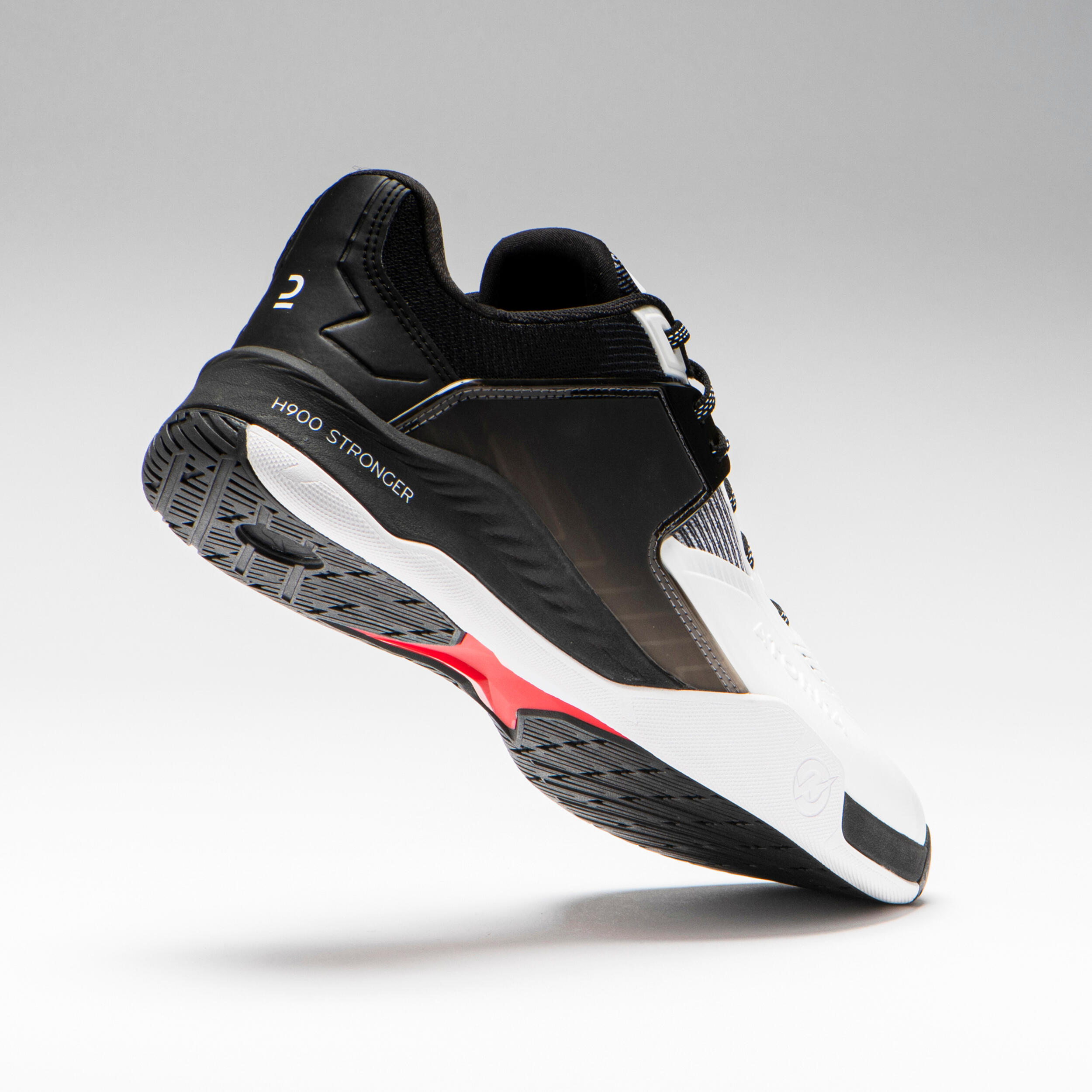 Men's Handball Shoes H900 Stronger - White/Black 11/14