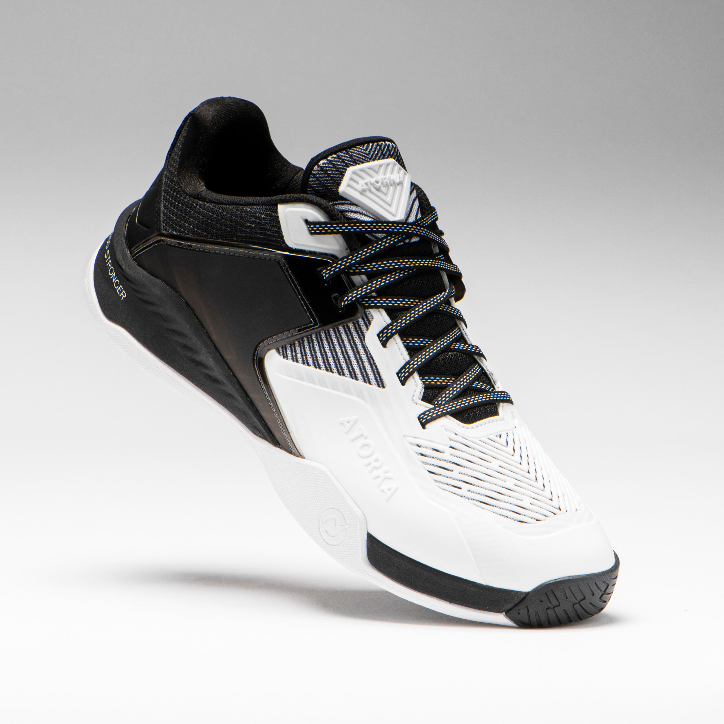 Men's Handball Shoes H900 Stronger - White/Black 5/14