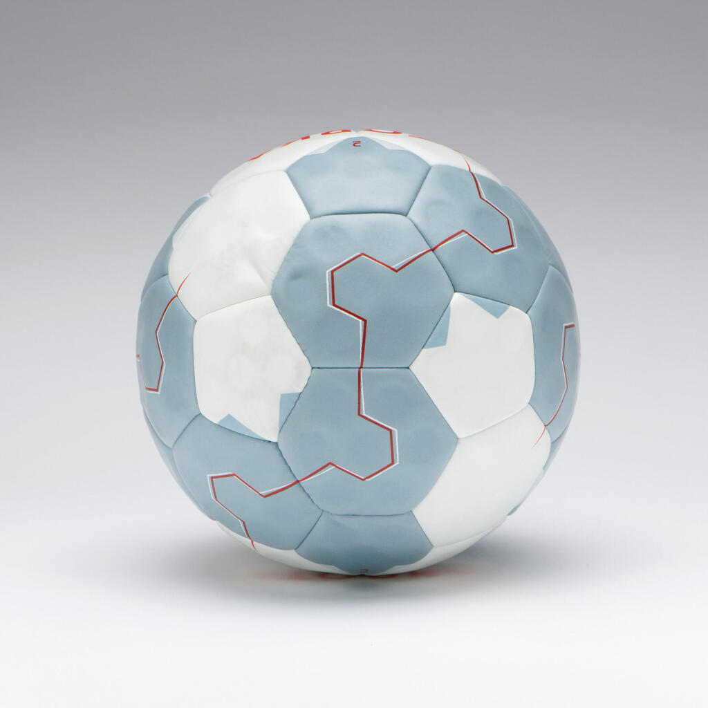 Wax-Free Handball Ball Size 3 H500 - Red/Grey