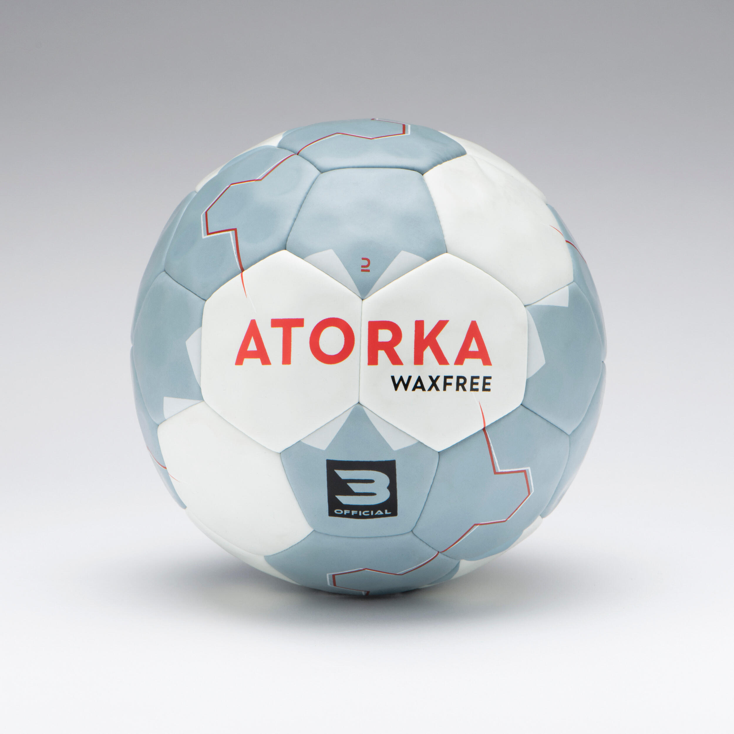 Minge Handbal H500 Wax Free Mărimea 3 Roșu-Gri ATORKA imagine 2022