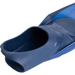 Kids’ Snorkelling Kit Fins and Easybreath mask - Blue