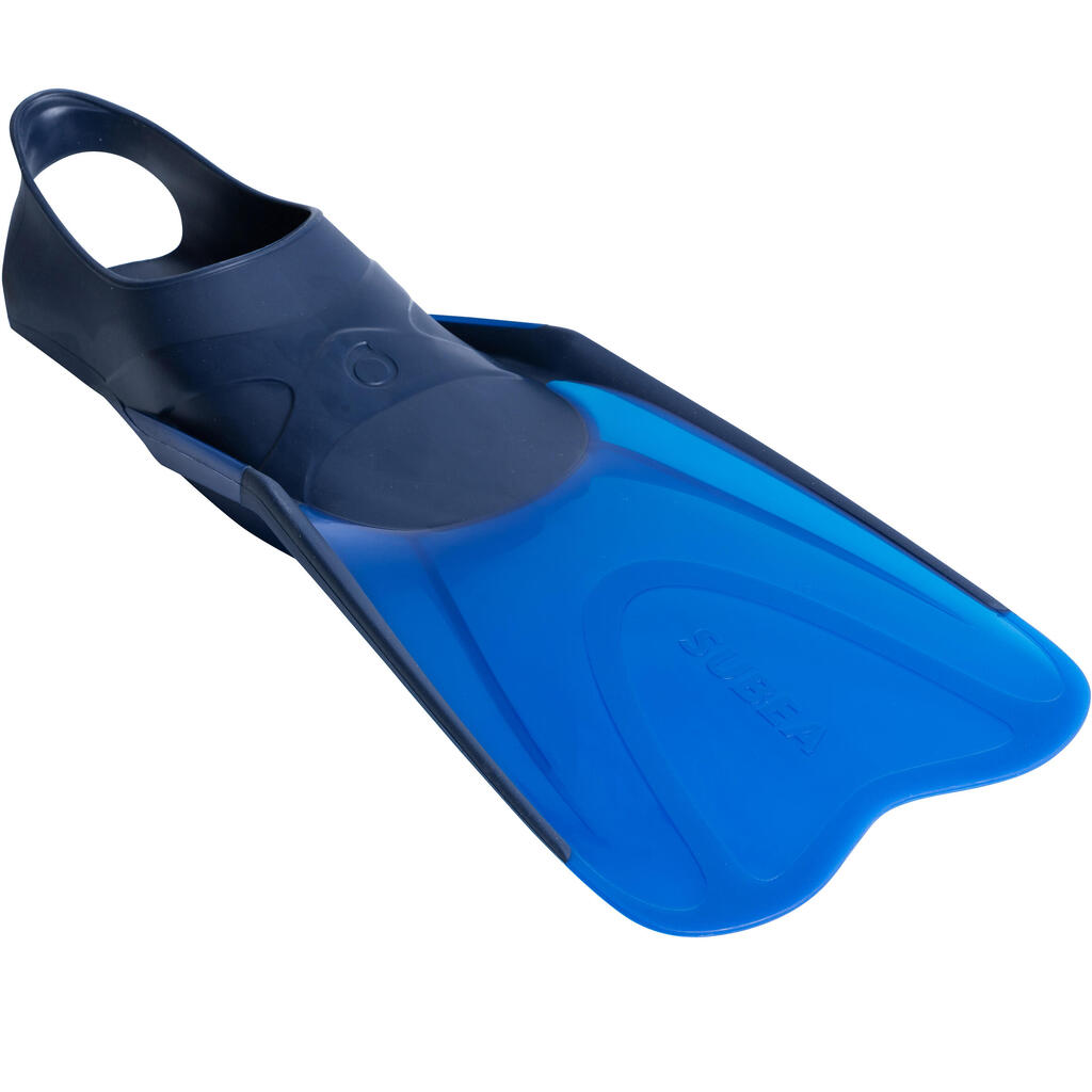 Kids’ Snorkelling Kit Fins and Easybreath mask - Blue