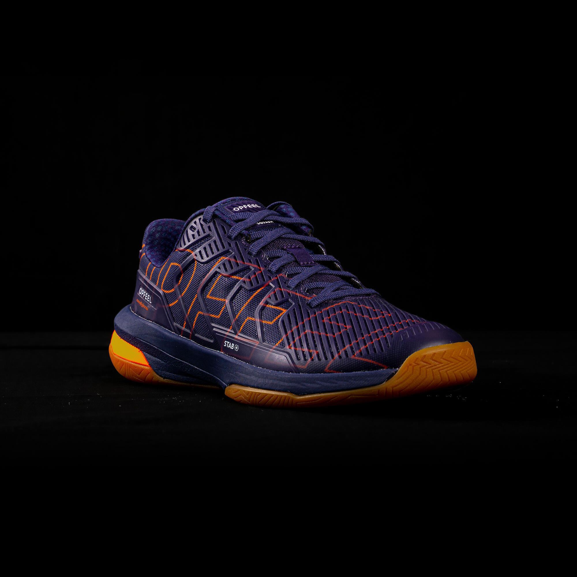 CHAUSSURE DE SQUASH SPEED 900 NOIRE PERFLY Decathlon