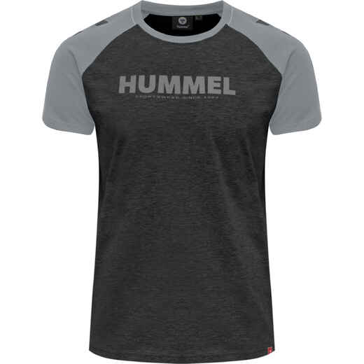 
      Men's Short-Sleeved Handball Top Legacy Blocked - Black/Grey
  