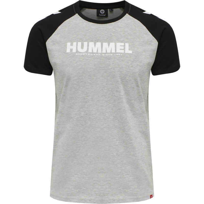 Damen Handball T-Shirt - Legacy Blocked grau/schwarz