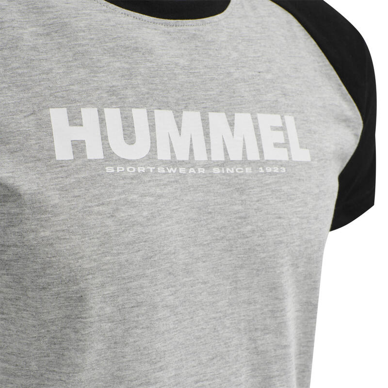 Maillot manches courtes de handball Femme - HUMMEL BLOCKED gris noir