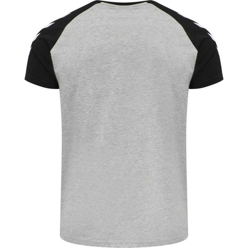 Handbalshirt met korte mouwen voor dames LEGACY BLOCKED grijs/zwart
