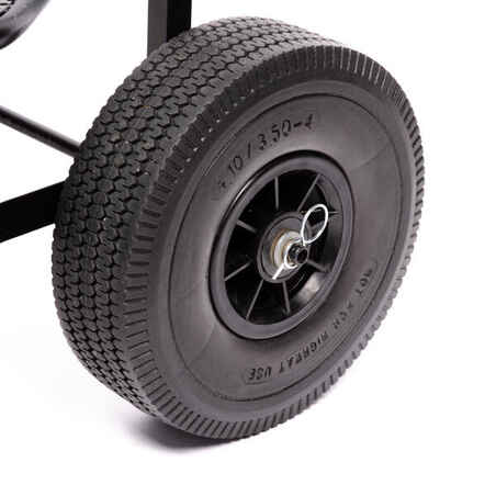 After-sales service: Replacement wheel for Caperlan's sea fishing trolley
