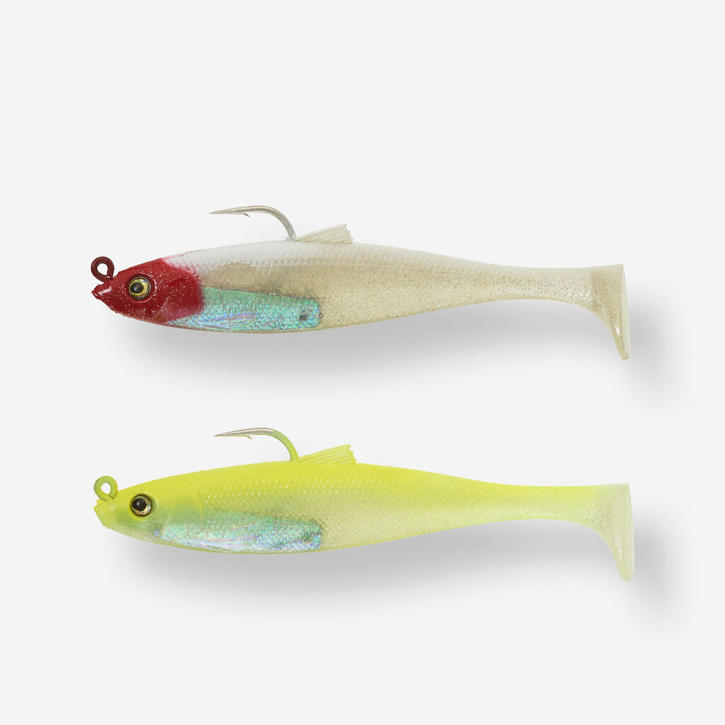 leurres souples pêche en mer Shad swimbait sardine OSARDA 80 FLASHY