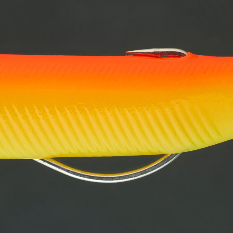 Set năluci shad texan anșoa ANCHO 120 30g portocaliu-roz pescuit marin 