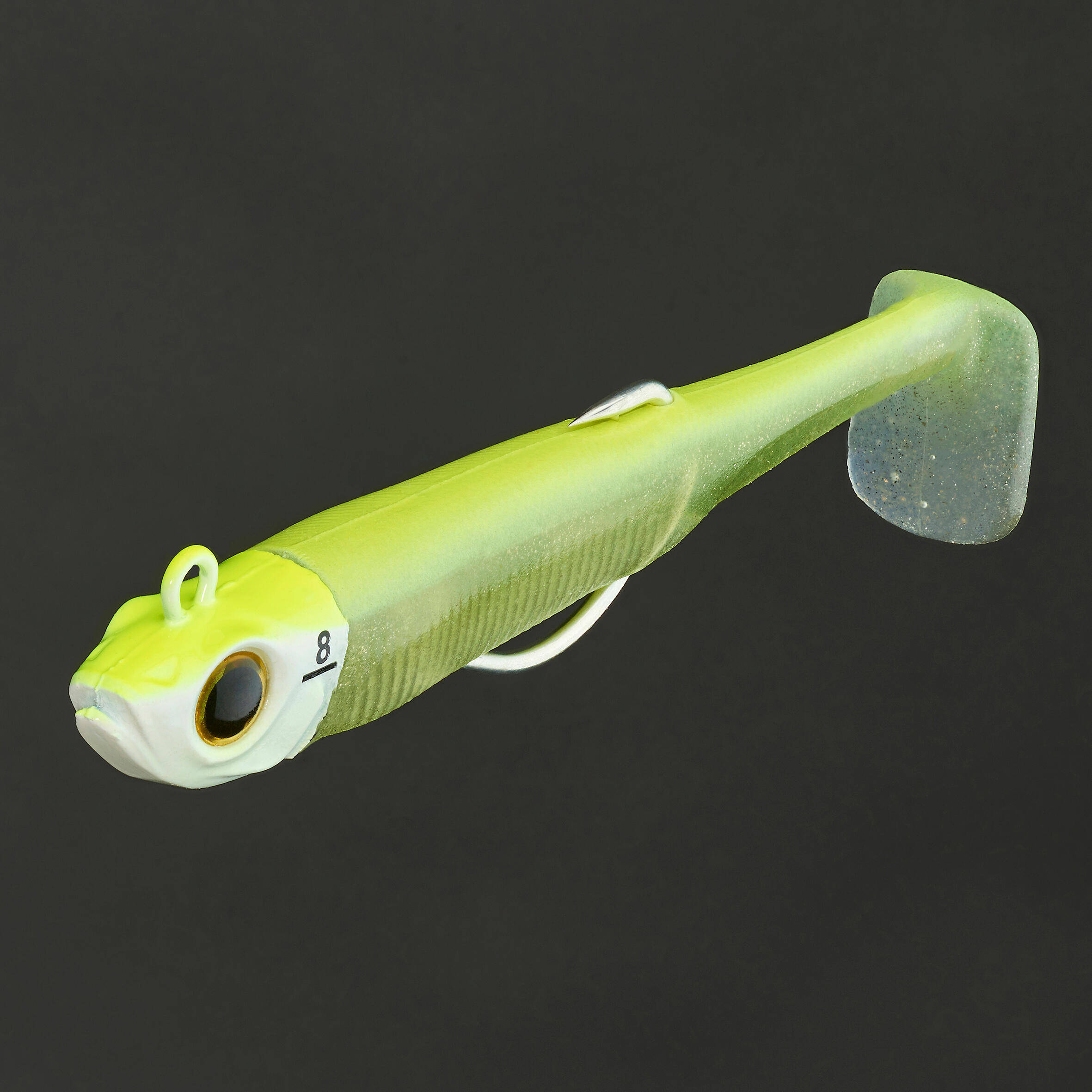 Fishing Soft Lure Ancho Combo 90 8g - neon yellow/red head -  5