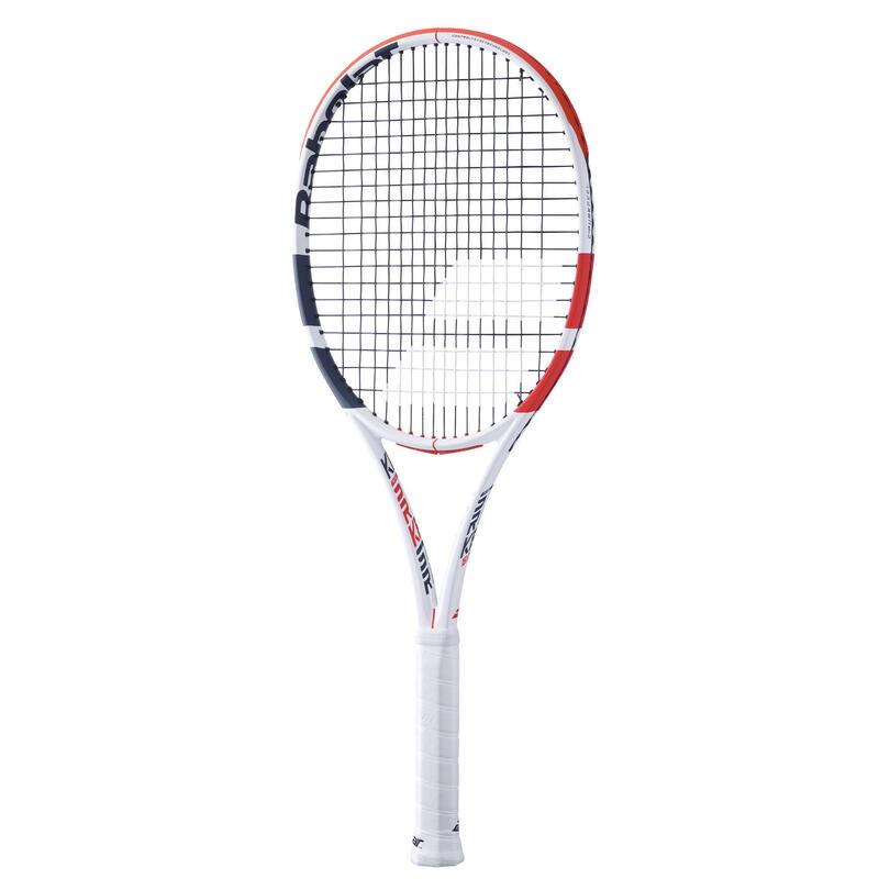 Raquette de tennis adulte - Babolat Pure Strike 16x19 Blanc Orange 305g