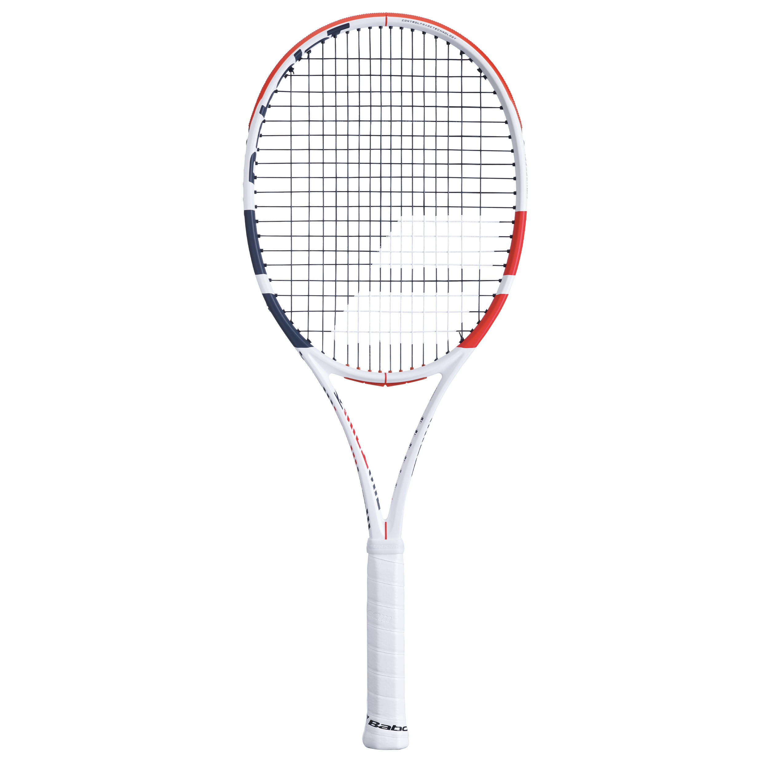 Adult Tennis Racket Pure Strike 16x19 305 g White Orange