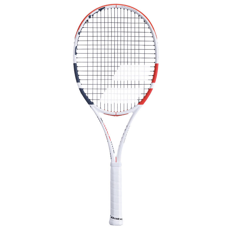 Tennisracket voor volwassenen Pure Strike 16x19 wit oranje 305 g