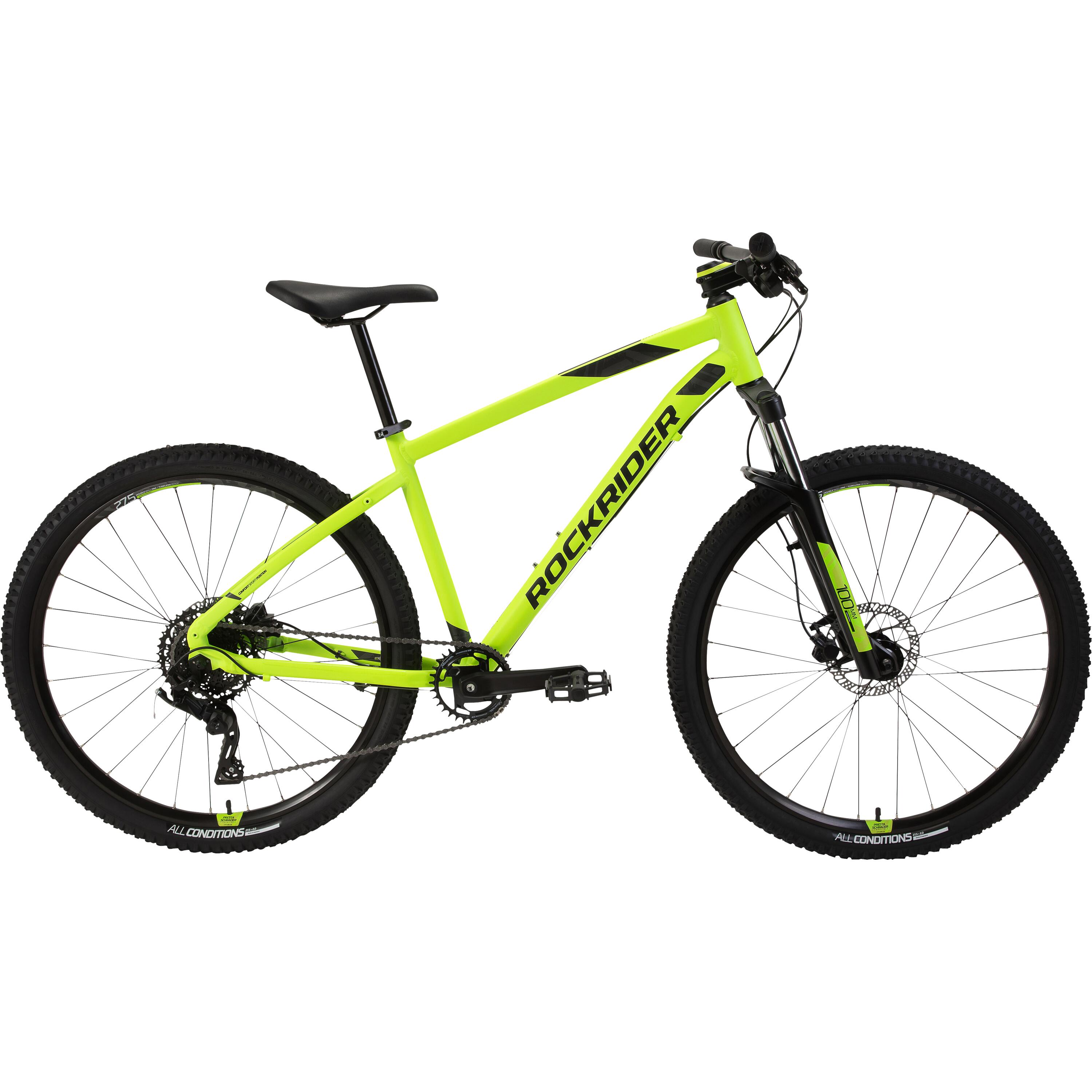 27.5 Inch Mountain bike Rockrider ST 530 Yellow