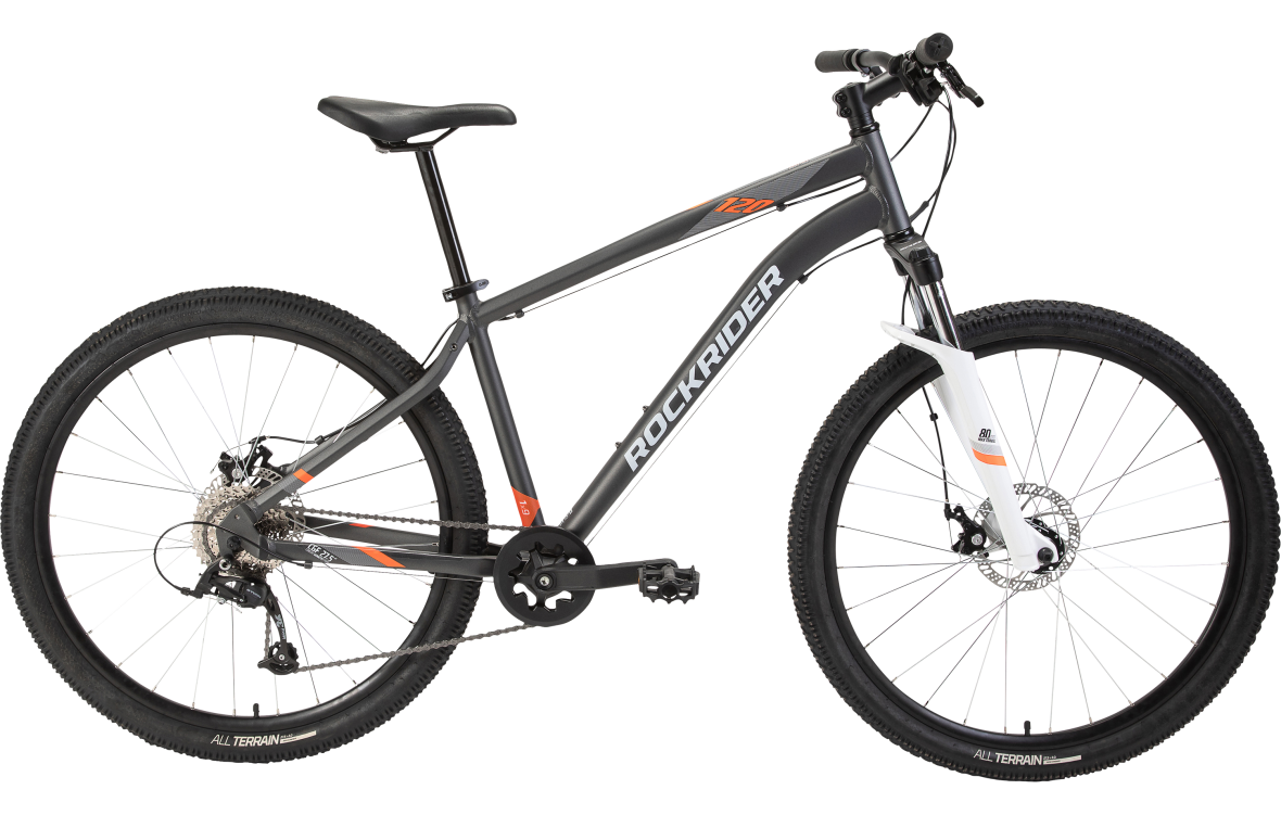 VTT ROCKRIDER ST 120 GRIS ORANGE