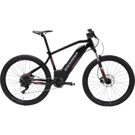 Жіночий електричний гірський велосипед E-ST520, 27,5" - Чорний
