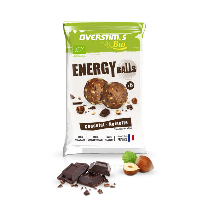 Overstims Energy balls bio chocolat - sachet de 6x8g