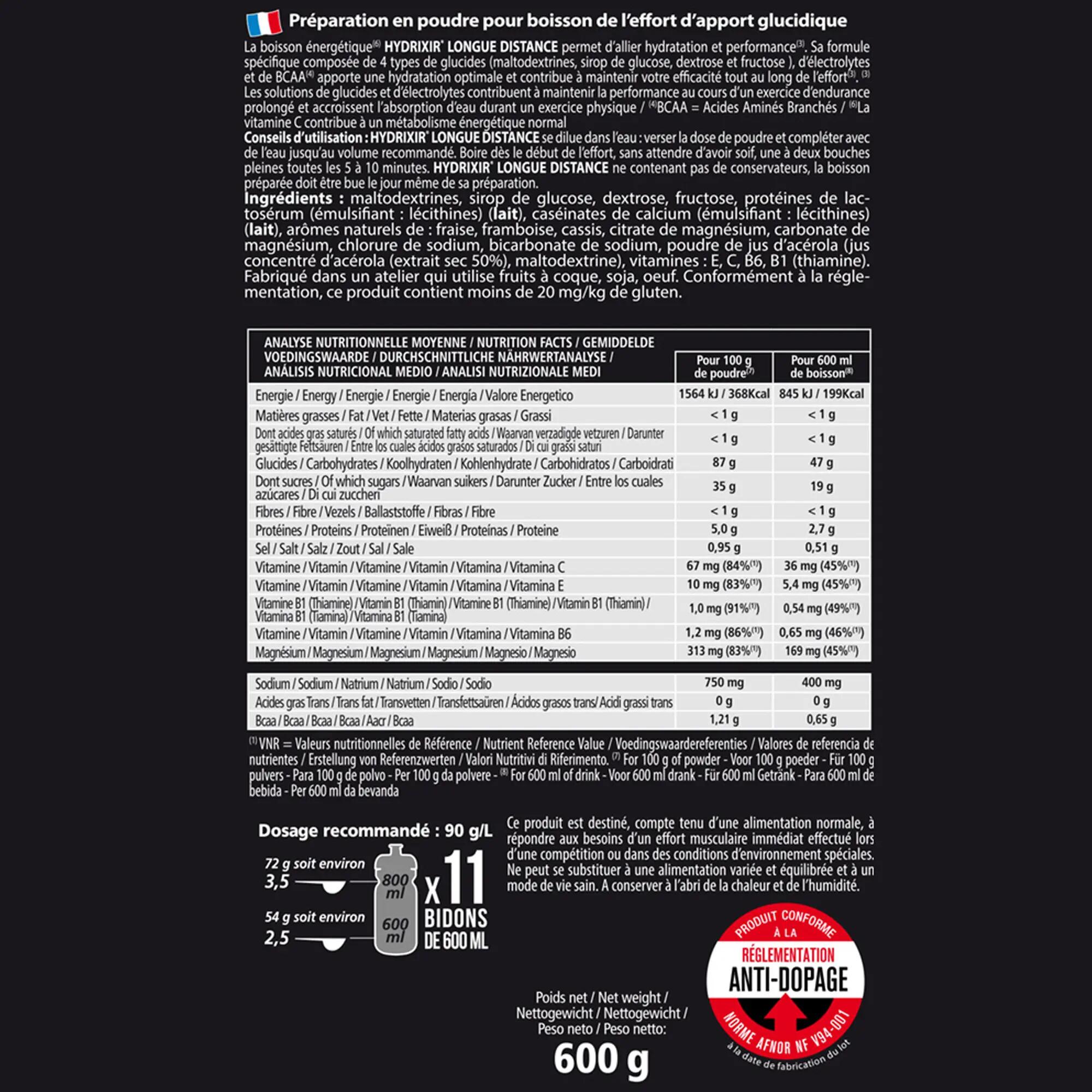 Overstims Hydrixir Long Distance 600 g box - mixed berries 2/3