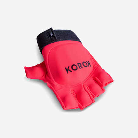 Rožnata rokavica za hokej na travi FH100 za otroke