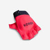 Hockeyhandschoen voor kinderen en tieners FH100 halve vingers lichte intensiteit roze